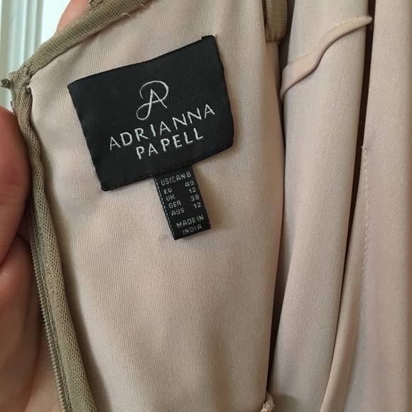 Adrianna Papell Sequined Blouson Gown - Picture 3 of 8